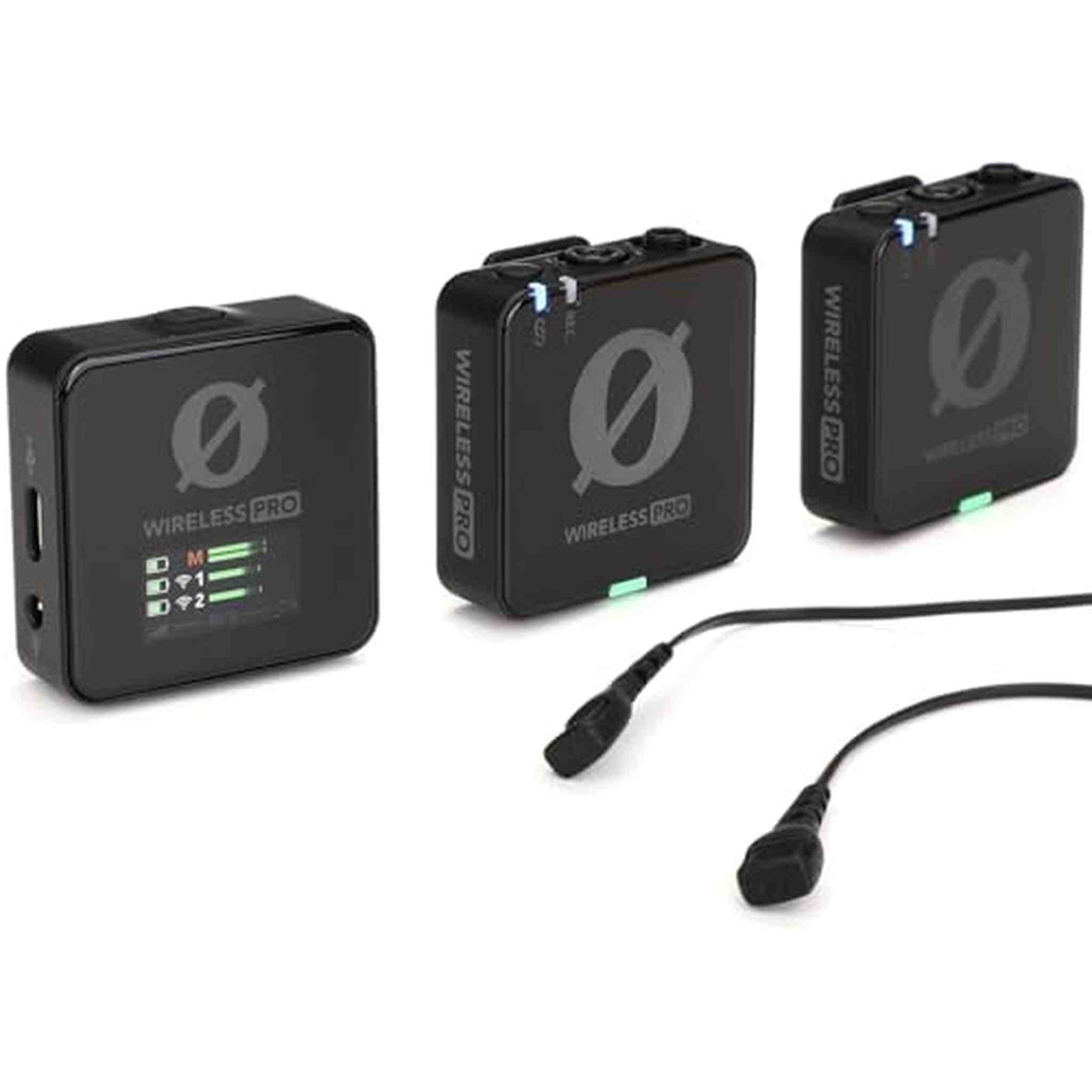 RODE Wireless PRO Compact Wireless Microphone System with Timecode, 32-bit Float On-board Recording, 2 Lavalier Microphones and Smart Charge Case for Filmmaking and Content Creation Rode