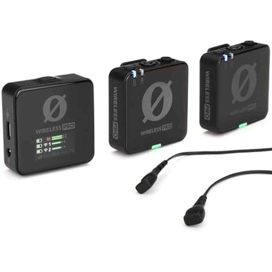 RODE Wireless PRO Compact Wireless Microphone System with Timecode, 32-bit Float On-board Recording, 2 Lavalier Microphones and Smart Charge Case for Filmmaking and Content Creation