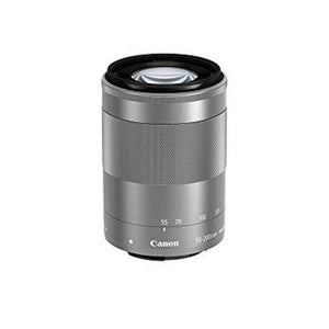 Canon EF-M 55-200mm f/4.5-6.3 Image Stabilization STM Zoom Lens Silver - Used Canon