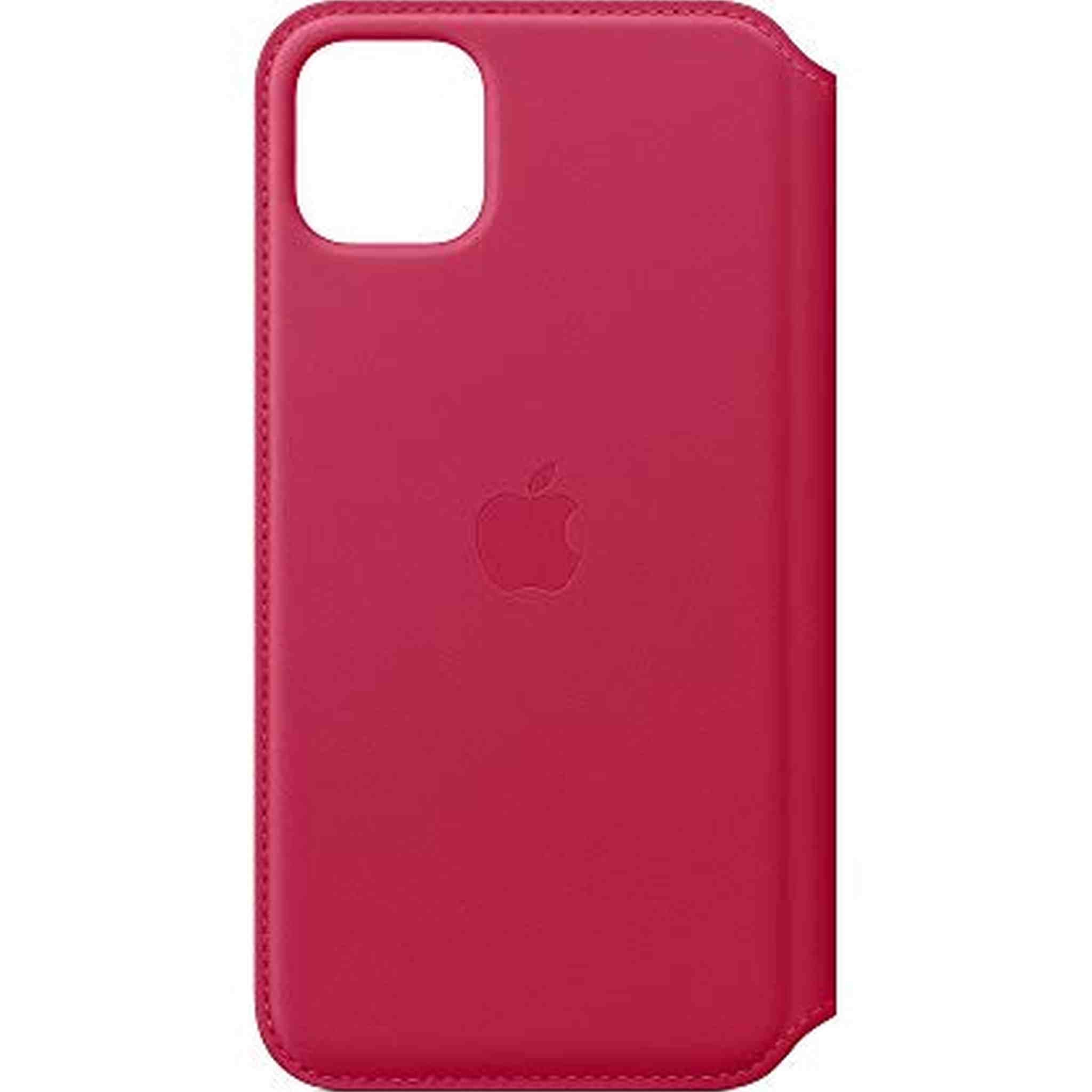 Apple Leather Folio for iPhone 11 Pro Max - Raspberry - Refurbished Apple