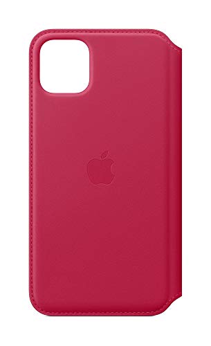 Apple Leather Folio for iPhone 11 Pro Max - Raspberry - Refurbished Apple