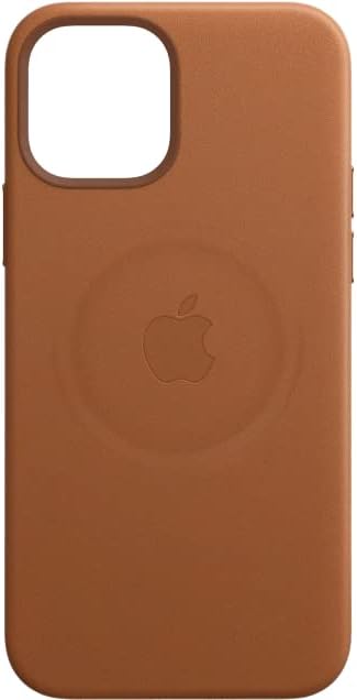 Apple iPhone 12 and iPhone 12 Pro Leather Case with Magsafe - Saddle Brown Apple