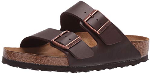 Birkenstock Arizona - Birko-Flor Brown Birko-Flor 38 (US Men's 5-5.5, US Women's 7-7.5) Regular