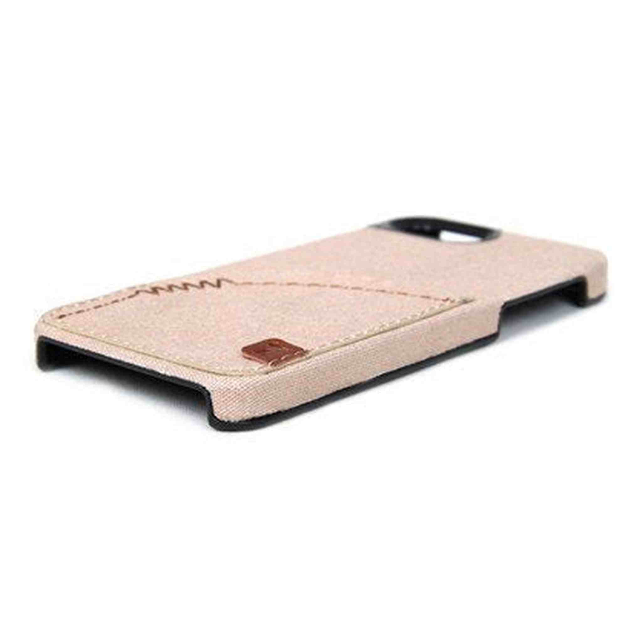 The Joy Factory Denim Premium Denim Hardshell Case with Pocket for iPhone5/5S, CSD112 Khaki