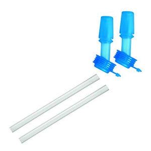 CamelBak Eddy Kids Bottle Accessory 2 Bite Valves/2 Straws, Ice Blue