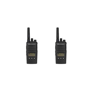 2 x Motorola RMU2080d Business Two-Way Radio LED Display 2 Watts/8 Channels