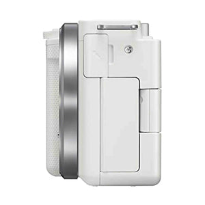 Sony Alpha ZV-E10 - APS-C Interchangeable Lens Mirrorless Vlog Camera - White - Reconditioned Sony