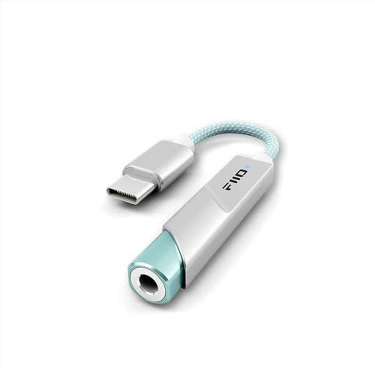 FiiO KA11 USB C to 3.5mm Audio Adapter 32bit/384KHz, USB Type C Dongle HiFi DAC Amplifier for Android/iOS/Windows/Mac Silver, TC