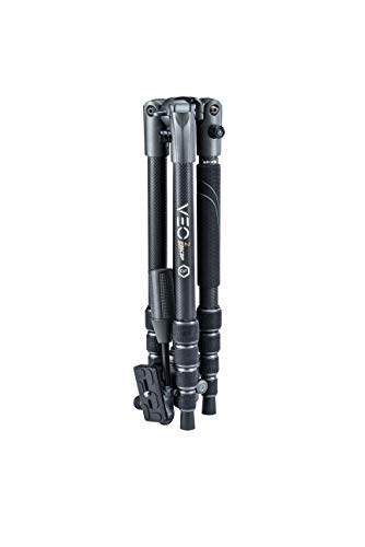 Vanguard VEO 2X 235CBP 4 in 1 Travel Tripod, Monopod, Ball Head with Removeable Pan Handle - 23 mm, Carbon Fiber