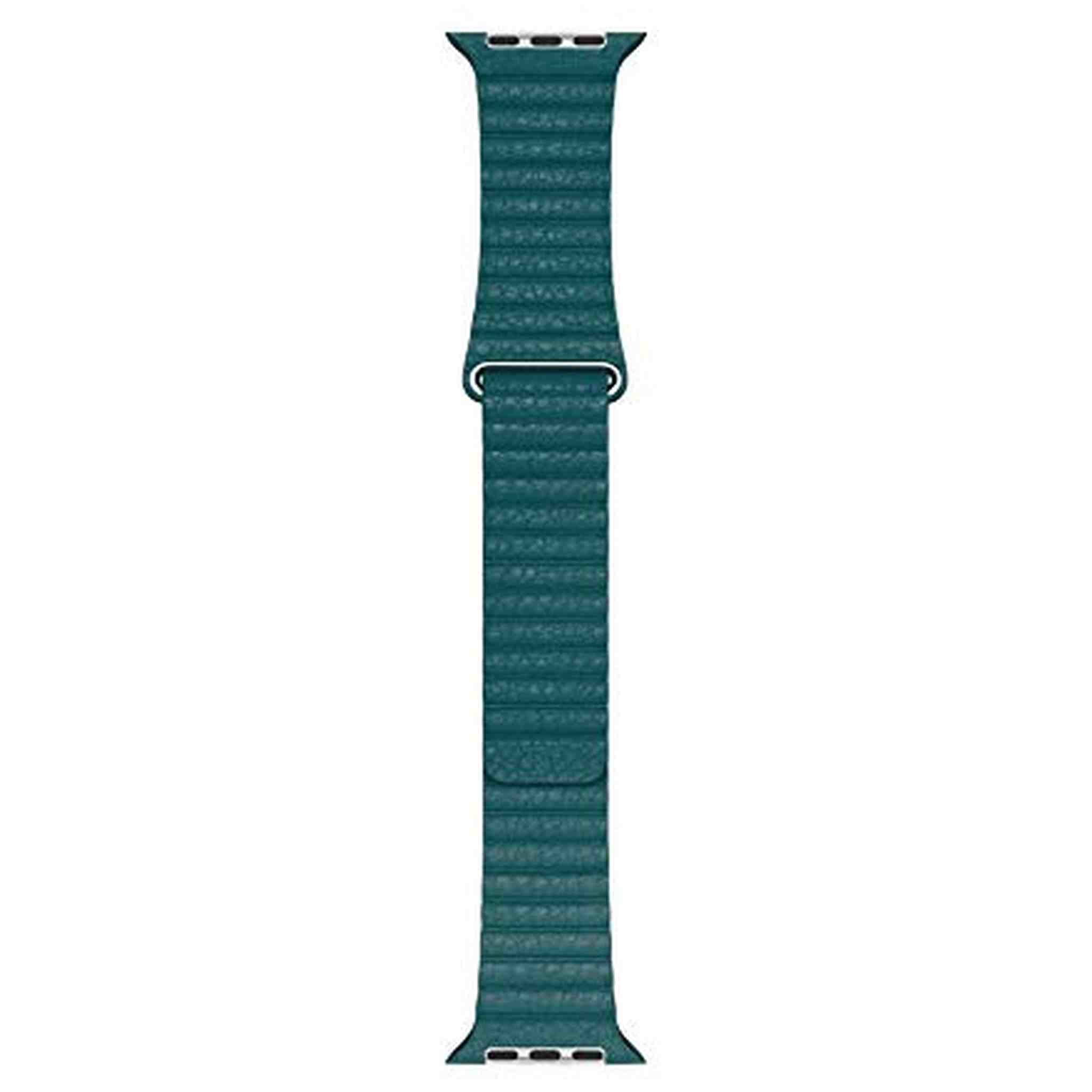 Apple Watch Band - Leather Loop 44mm - Peacock - Large Apple