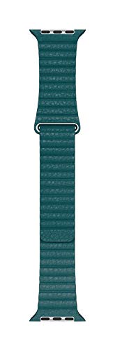 Apple Watch Leather Loop 44mm - Peacock - Medium