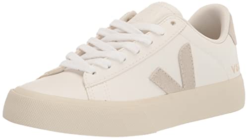 Veja Women's Campo Sneakers, Extra White/Natural Suede, 5 Medium US