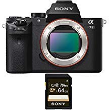 Sony Alpha a7II Mirrorless Digital Camera (Body Only) + Sony 64 GB SD Card