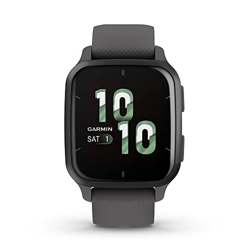 Garmin Venu® Sq 2 GPS Smartwatch, Slate and Shadow Gray, 40 mm