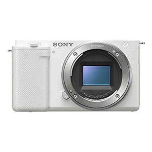 Sony Alpha ZV-E10 - APS-C Interchangeable Lens Mirrorless Vlog Camera - White - Reconditioned Sony