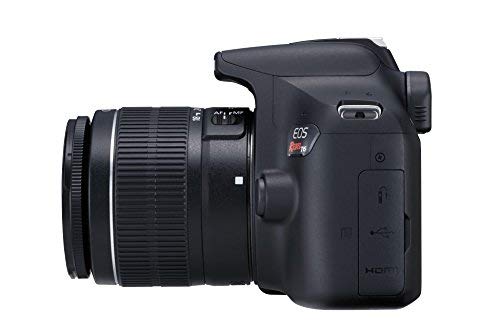 Canon EOS Rebel T6 Digital SLR Camera Kit with EF-S 18-55mm f/3.5-5.6 DC III Lens Black