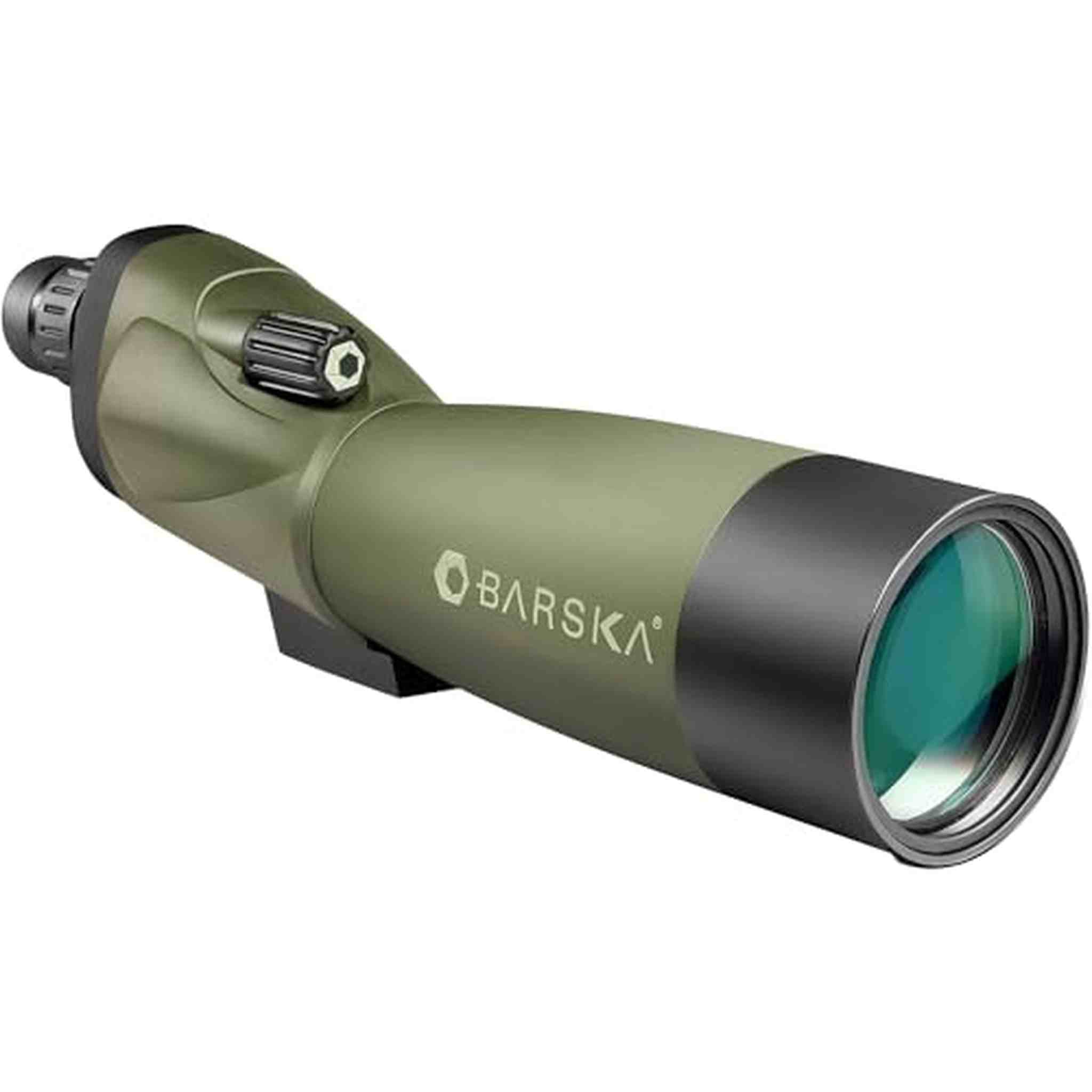 BARSKA Blackhawk 20-60x70 Waterproof Straight Spotting Scope w/ Tripod, Soft Carry Case & Premium Hard Case Barska