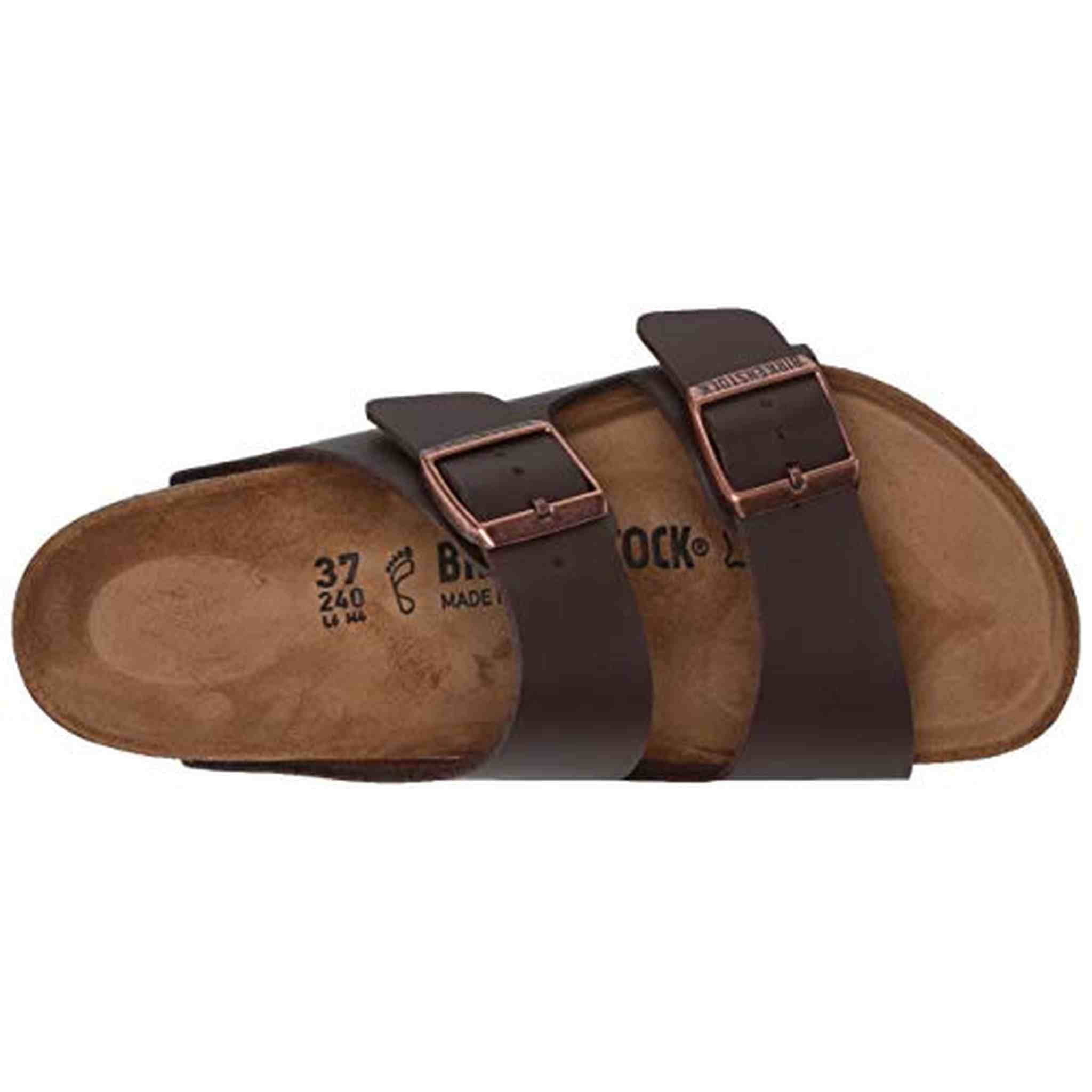 Birkenstock Arizona - Birko-Flor Brown Birko-Flor 38 US Men's 5-5.5, US Women's 7-7.5 Regular