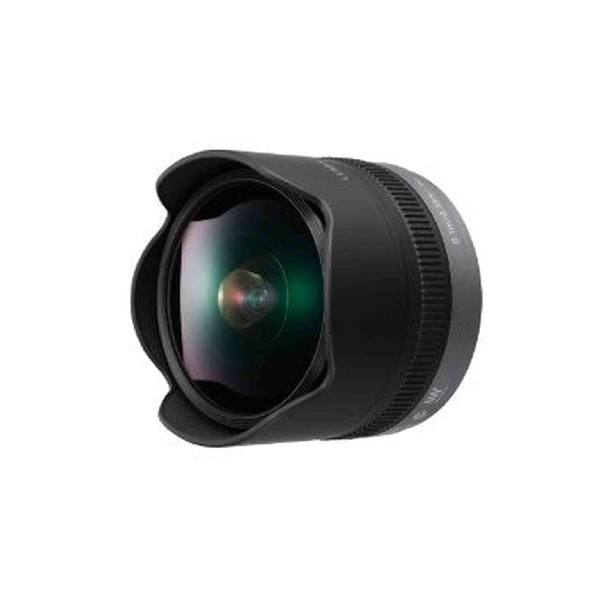 PANASONIC LUMIX G FISHEYE Lens, 8MM, F3.5, MIRRORLESS Micro Four Thirds, H-F008 Renewed - Reconditioned Panasonic