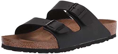 Birkenstock Arizona, Black Birko-flor, 10 US Men