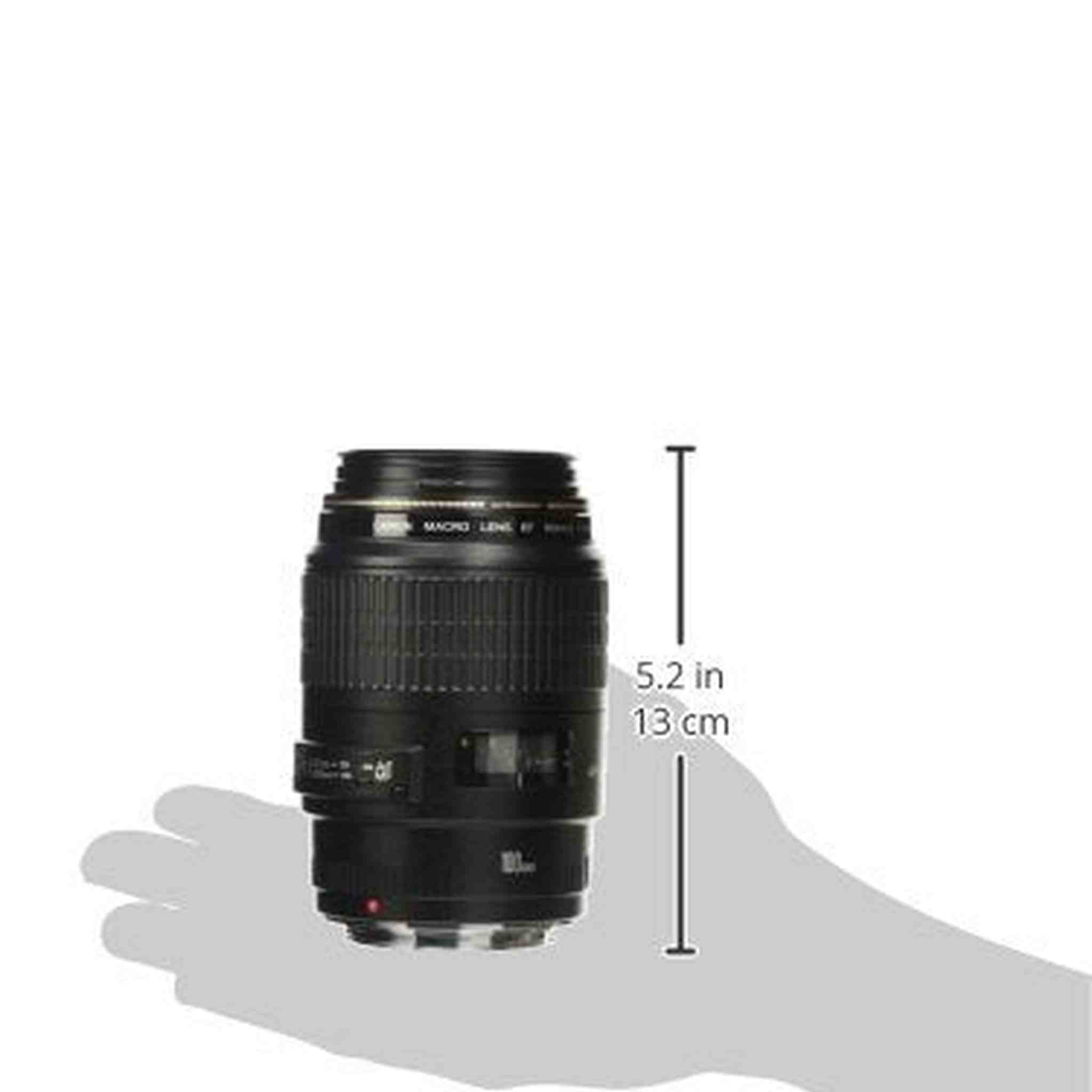 Canon EF 100mm f/2.8 Macro USM Fixed Lens for Canon SLR Cameras - Used Canon