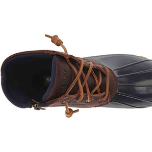 Sperry Women's Saltwater Boots, TAN/NAVY, 9 Medium - Used Sperry