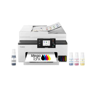 Canon MegaTank MAXIFY GX2020 All-in-One Wireless Color Printer - Print, Copy, Scan with Duplex Printing - Refillable Tank System, Compact Desktop Design - Wireless Print Scan Copy for Home & Office