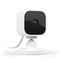 Blink Mini - Compact indoor plug-in smart security camera, 1080p HD video, night vision, motion detection, two-way audio, easy set up, Works with Alexa - 1 camera White