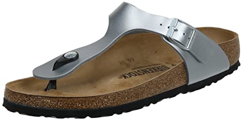 Birkenstock Women's GIzeh Thong Sandal, Silver, 36 M EU/5-5.5 B(M) US