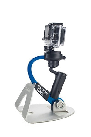 Steadicam CURVE-BK Handheld Video Stabilizer and grip for GoPro Hero Cameras 3, 4 Black & Hero 5 Blue