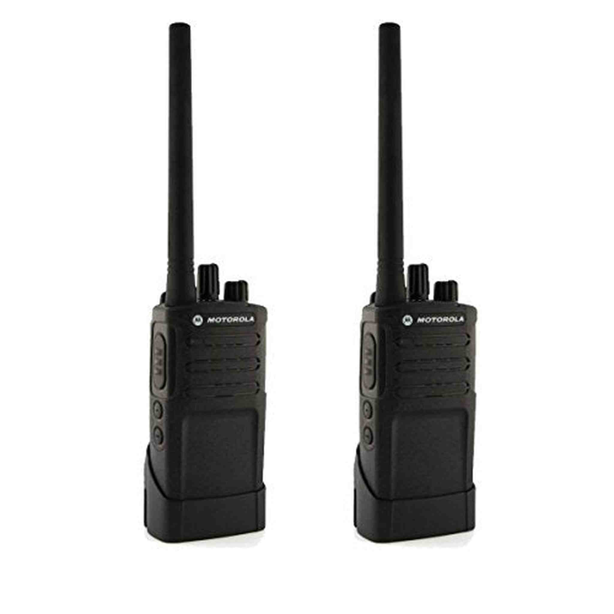 Motorola RMV2080 On-Site 8 Channel VHF Rugged Two-Way Business Radio with NOAA Black Two Count Motorola