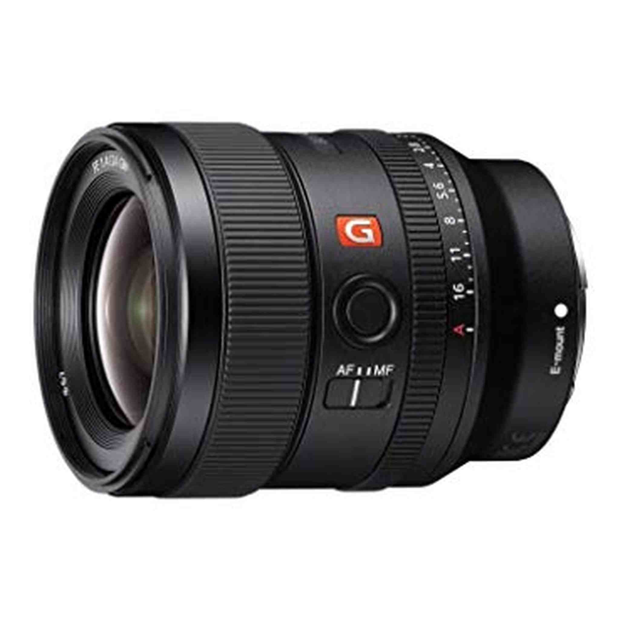 Sony E-mount FE 24mm F1.4 GM Full Frame Wide-angle Prime Lens SEL24F14GM , Black Renewed - Reconditioned Sony