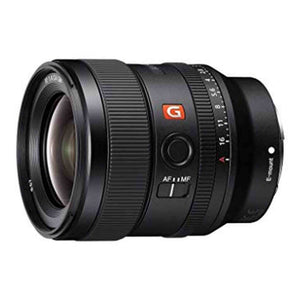 Sony E-mount FE 24mm F1.4 GM Full Frame Wide-angle Prime Lens SEL24F14GM , Black Renewed - Reconditioned