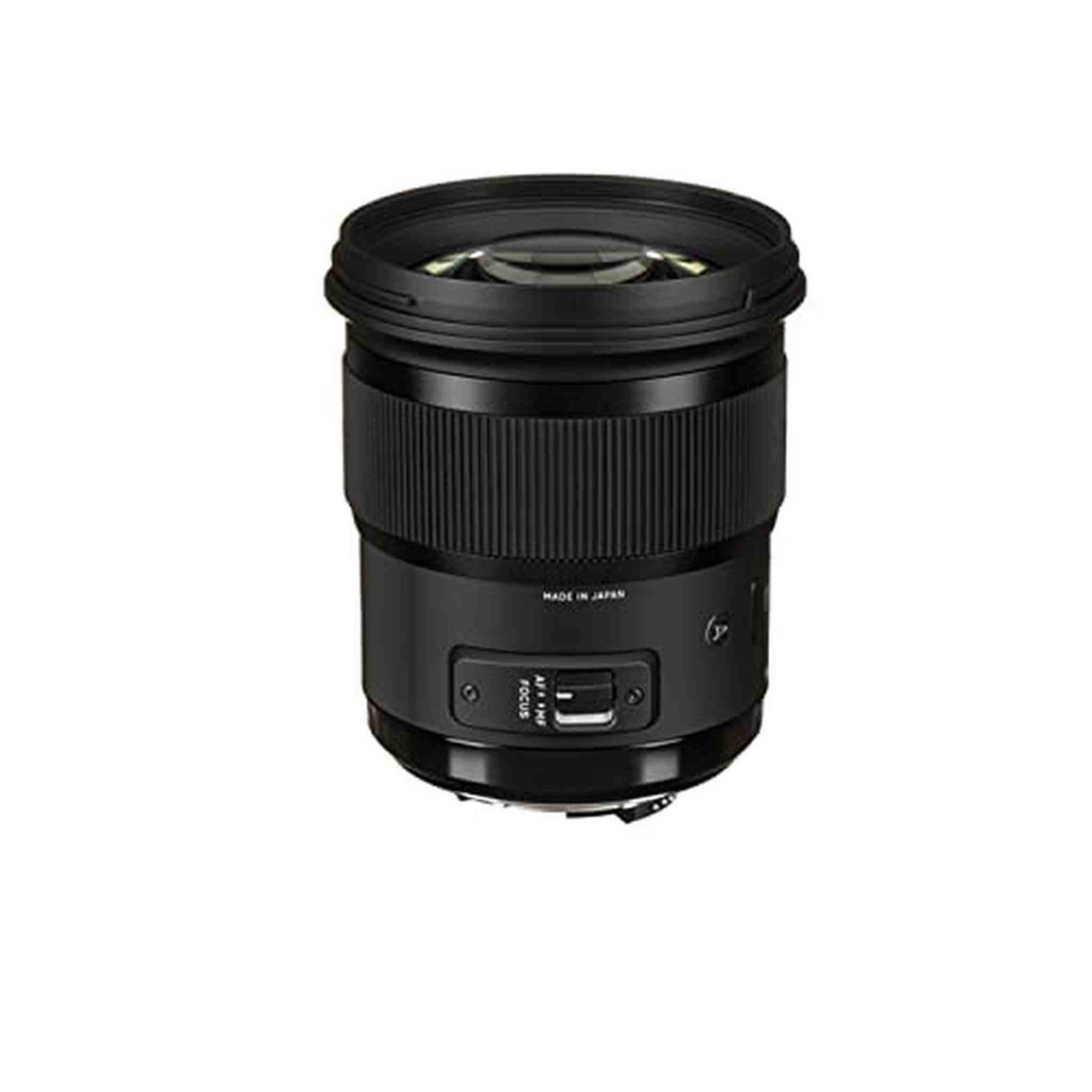 Sigma 50mm f/1.4 DG HSM Art Lens for Nikon F with 128GB Memory Card and Filter Kit International Model SIGMA