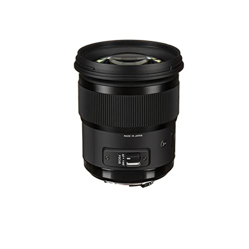 Sigma 50mm f/1.4 DG HSM Art Lens for Nikon F with 64GB Memory Card and UV Filter International Model