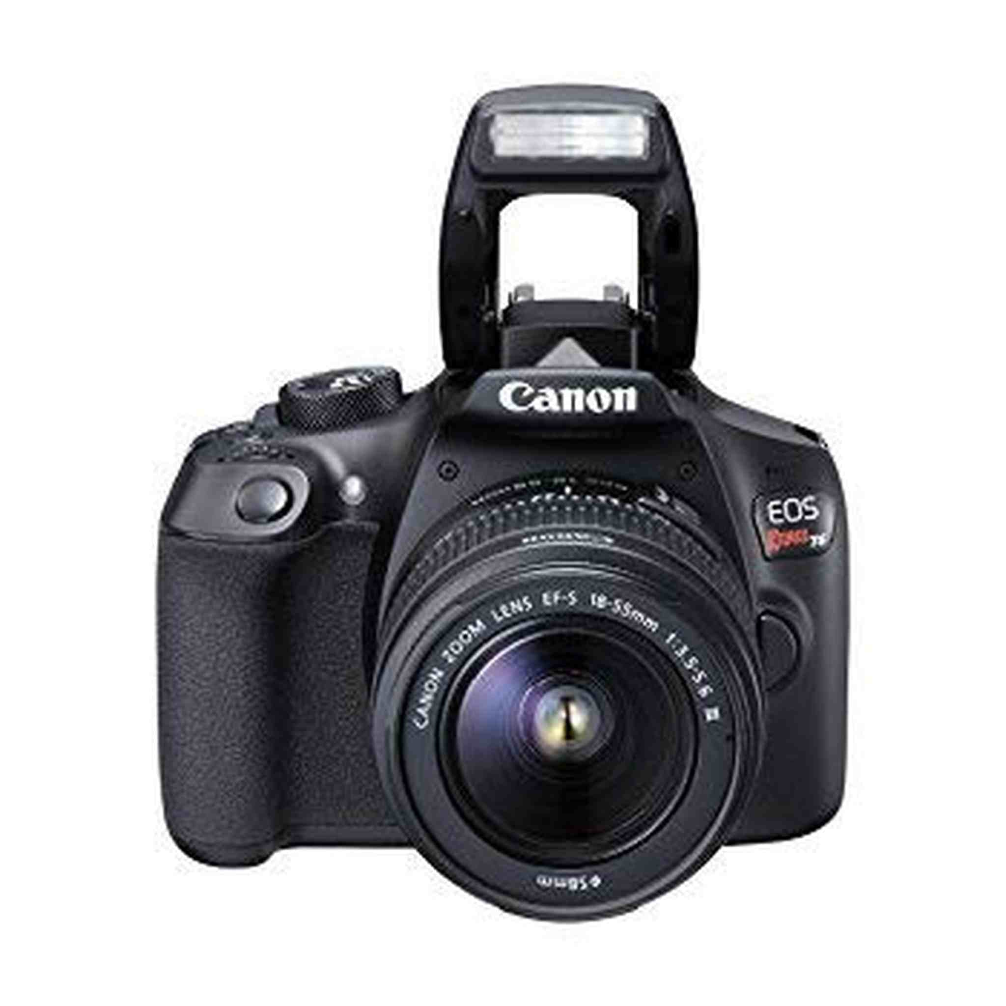 Canon EOS Rebel T6 Digital SLR Camera Kit with EF-S 18-55mm f/3.5-5.6 DC III Lens Black - Used Canon