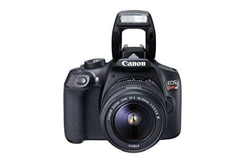 Canon EOS Rebel T6 Digital SLR Camera Kit with EF-S 18-55mm f/3.5-5.6 DC III Lens Black