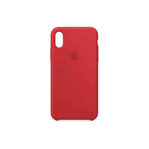 Apple Silicone Case for iPhone X - Red Raspberry - Used Apple