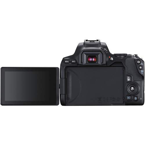 Canon EOS Rebel SL3 DSLR Camera Black, Body Only Bundle with 2x64GB Memory Card + Battery for CanonLPE17 + LCD Screen