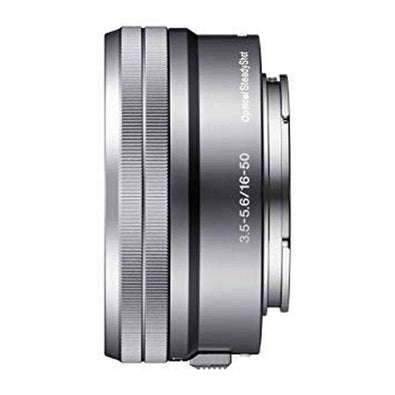 Sony SELP1650 16-50mm f/3.5-5.6 OSS Alpha Zoom Lens Silver Bulk packaging , International Version No Warranty