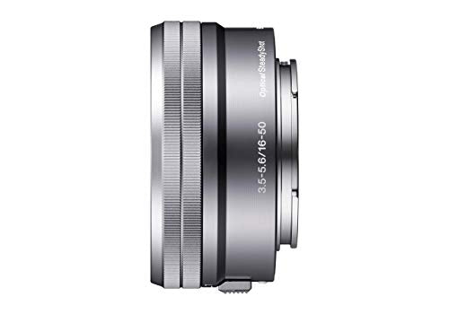 Sony SELP1650 16-50mm f/3.5-5.6 OSS Alpha Zoom Lens Silver Bulk packaging , International Version No Warranty