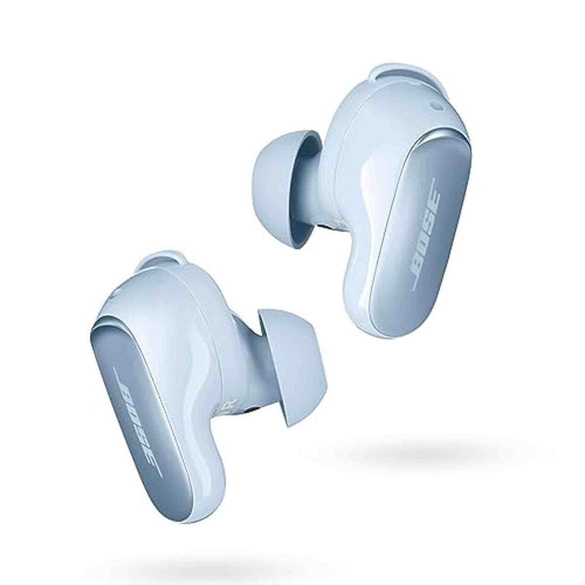 Bose QuietComfort Ultra Wireless Noise Cancelling Earbuds, Bluetooth Noise Cancelling Earbuds with Spatial Audio and World-Class Noise Cancellation, Moonstone Blue - Limited Edition - Reconditioned