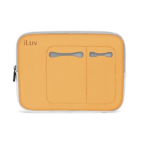 iLuv 9.7 Inch Neoprene Sleeve for Apple iPad 4, iPad 3rd Generation, iPad 2 and iPad - Orange iCC2010ORG