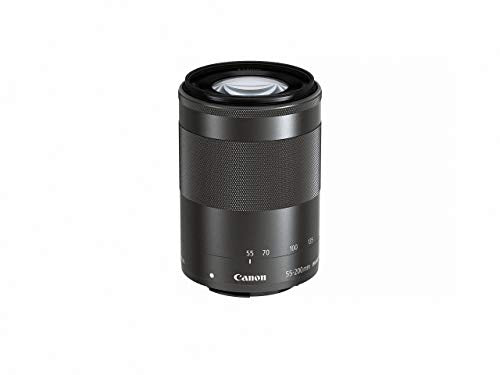 Canon EF-M 55-200mm f/4.5-6.3 Image Stabilization STM Lens Black