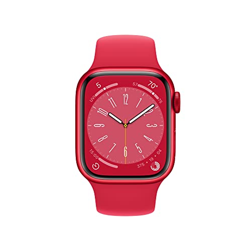 Apple Watch Series 8 GPS + Cellular 41mm Smart watch w/ PRODUCT RED Aluminum Case w/ PRODUCT RED Sport Band - M/L
