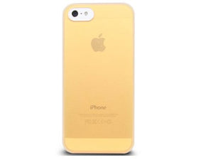 The Joy Factory Tutti Ultra-Slim Hardshell Case for iPhone5/5S, CSD107 Yellow/White