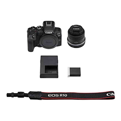 Canon EOS R10 Mirrorless Camera w/RF-S18-45mm f/4.5-6.3 is STM Lens Kit