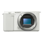 Sony Alpha ZV-E10 - APS-C Interchangeable Lens Mirrorless Vlog Camera - White