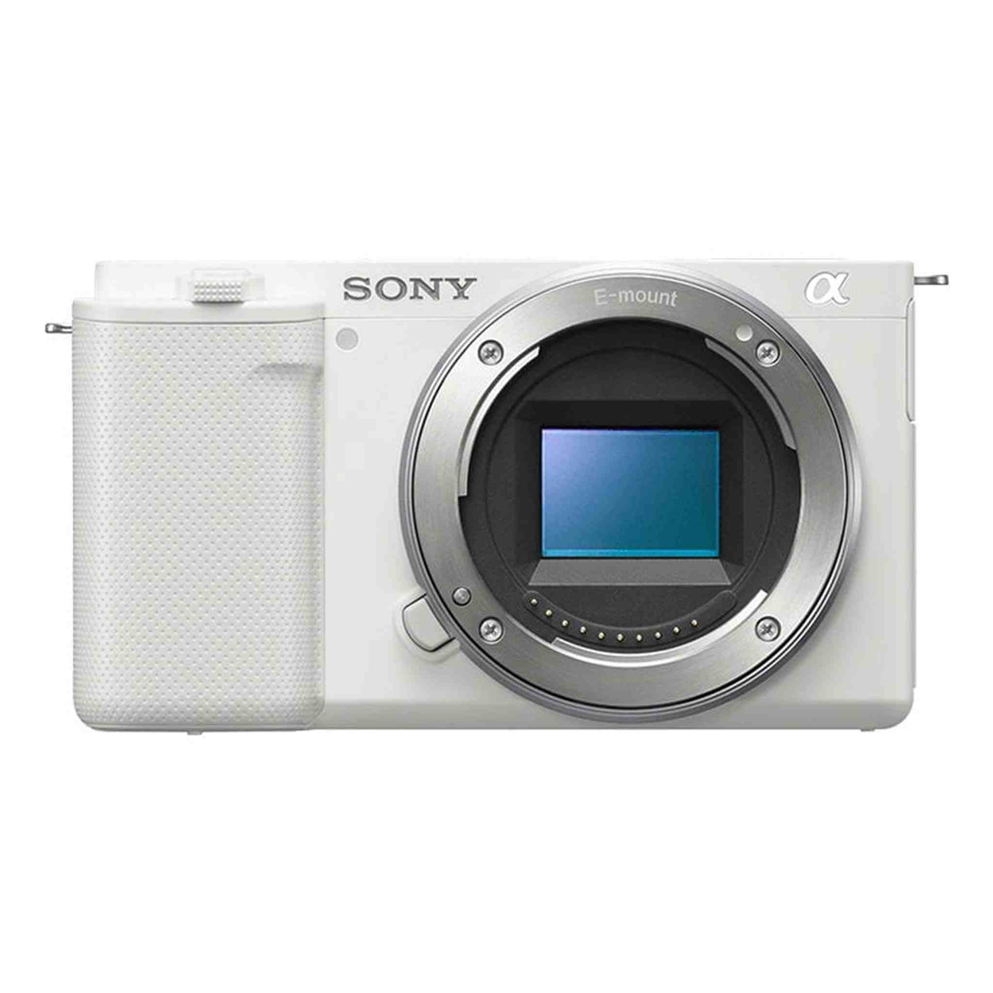 Sony Alpha ZV-E10 - APS-C Interchangeable Lens Mirrorless Vlog Camera - White Sony