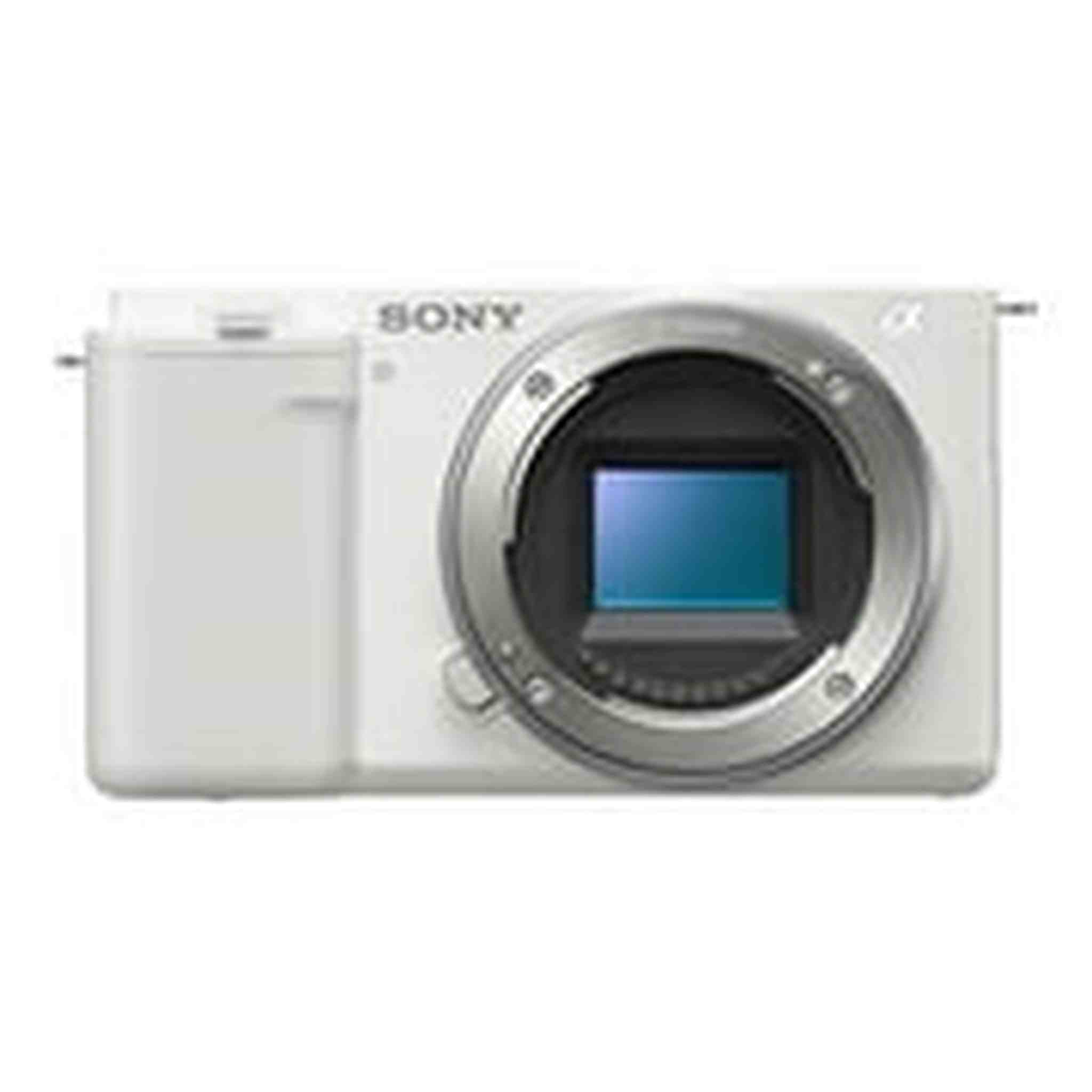 Sony Alpha ZV-E10 - APS-C Interchangeable Lens Mirrorless Vlog Camera - White Sony